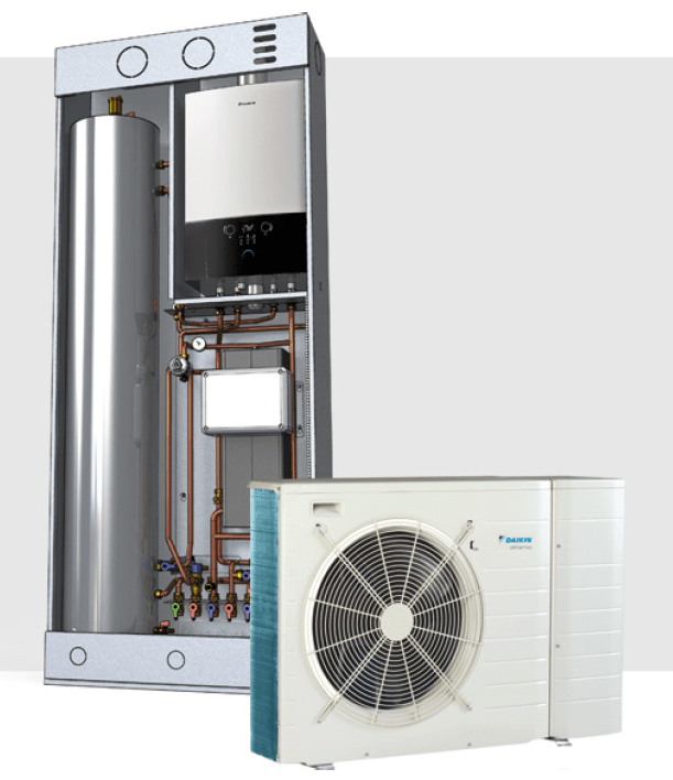 riscaldamento ibrido Daikin In-Wall Hybrid