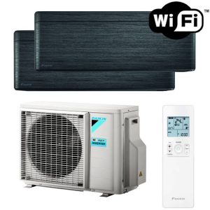 Condizionatore Daikin Stylish Dual Split Black Wood