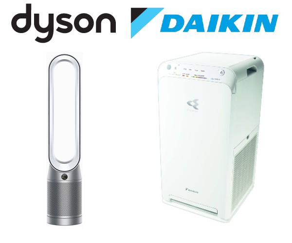 Dyson-Daikin purificatori d'aria a confronto
