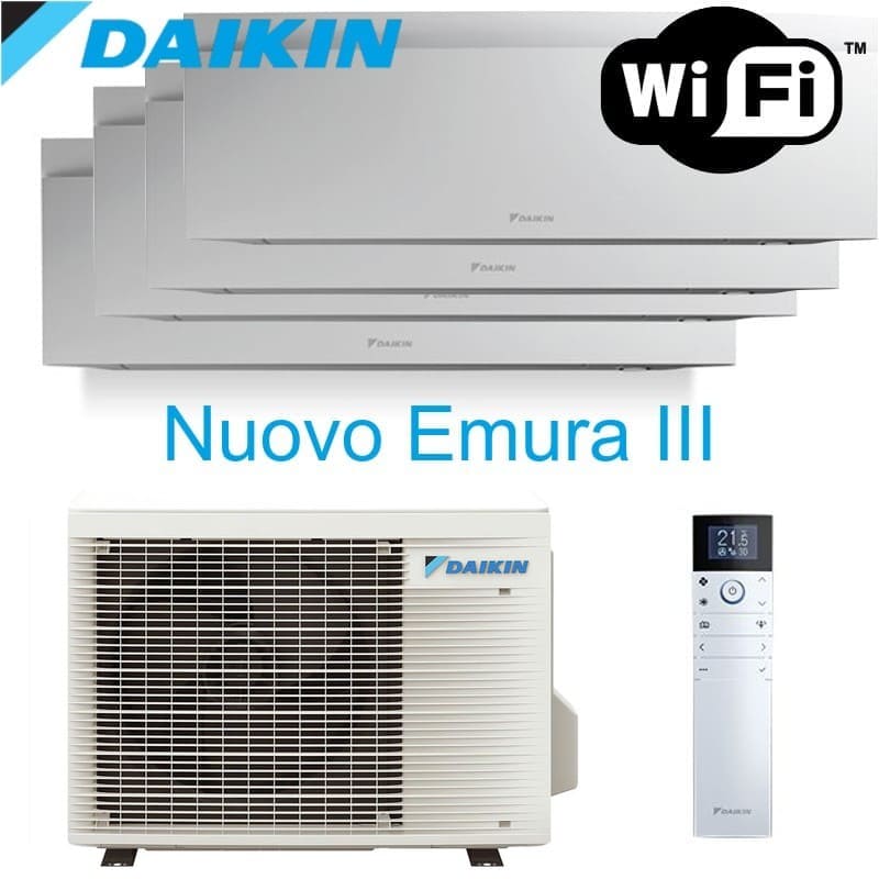 Condizionatore Daikin Emura Quadri Split White