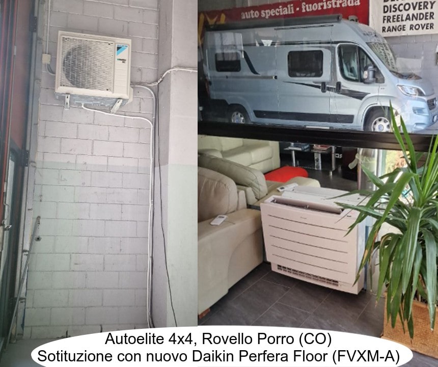 Rovello Porro installazione Daikin FVXM-A